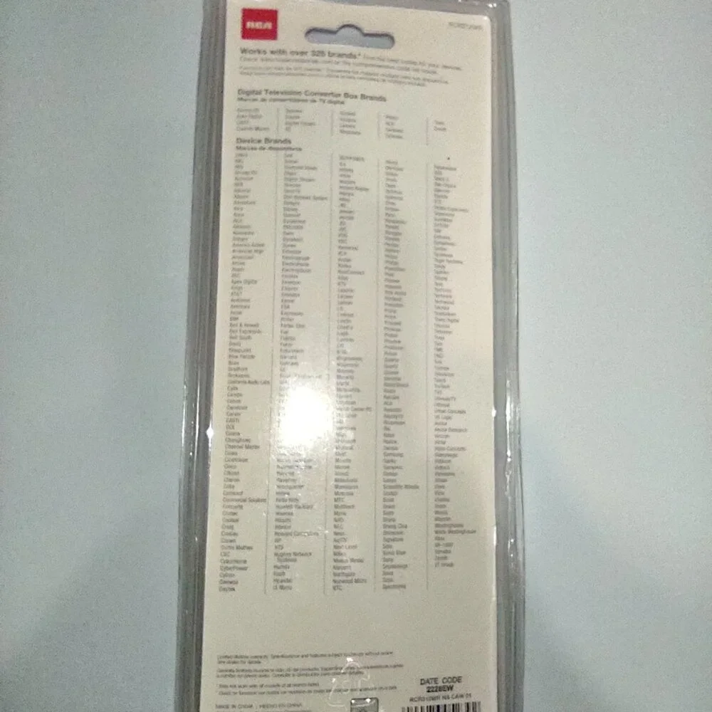 RCA 3 Device Remote Control RCR312WR